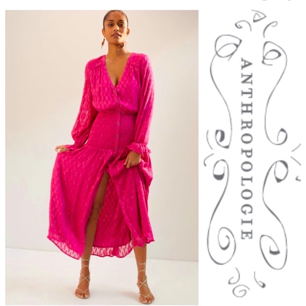 Anthologie Smocked Maxi Dress - NWT